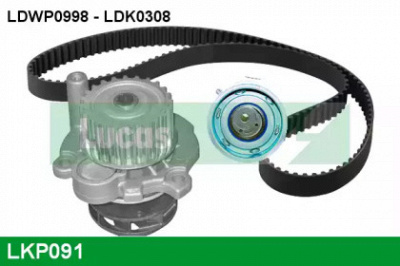 LUCAS ENGINE DRIVE lkp091 -  Водяной насос + комплект зубчатого ремня